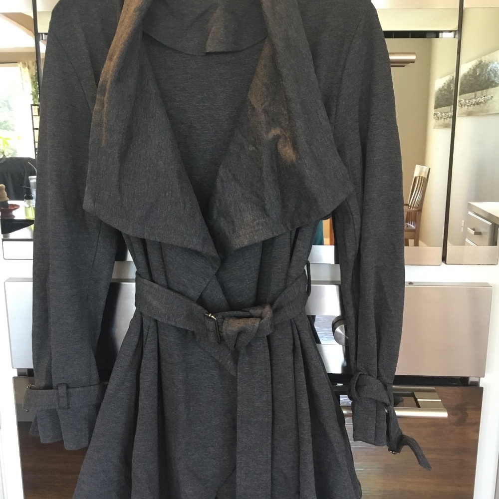 Bailey brand trench coat,  size Medium, grey